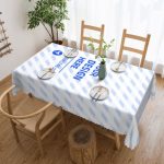 方形花边桌布54x72英寸 餐桌茶几家用台布