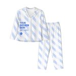 女士长袖睡衣套装 春秋家居服空调房两件套